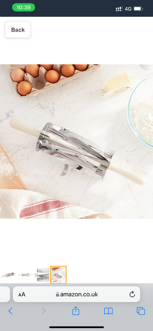 Stainless Steel Croissant Dough Cutter