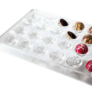 Polycarbonate Small Half Sphere Mold (32 Cavities)