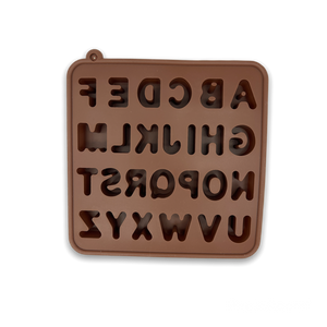 Medium English Alphabet Chocolate Silicone Mold