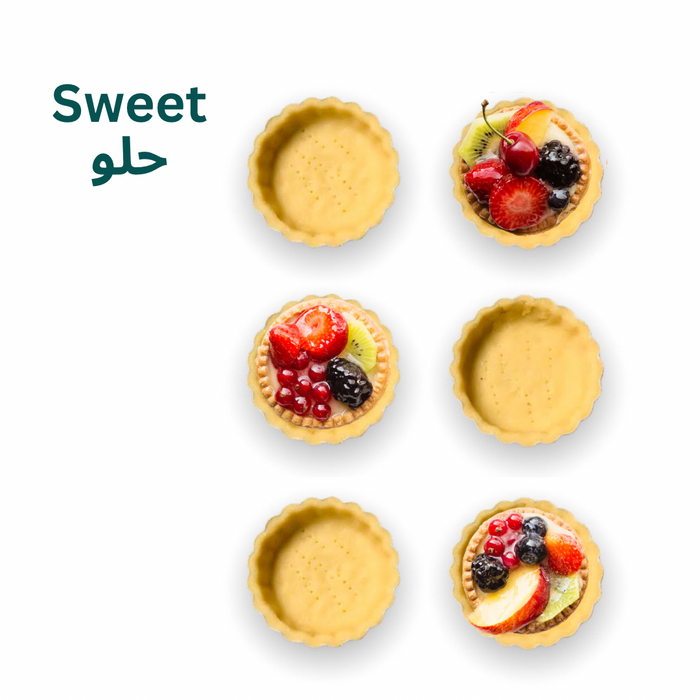 Baked Sweet Tart Crust (7cm)- 6 pieces (Only Cairo & Giza)