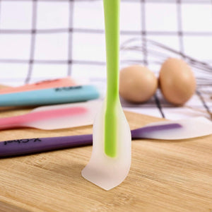 Silicone Straight-Edge Spatula With Stainless Steel Core