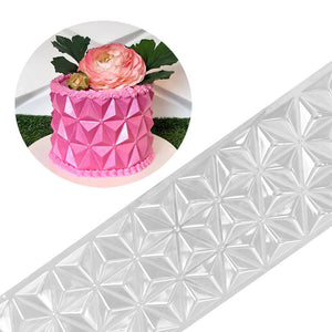 Geometric Origami 3D Cake Border (5 Shapes Available)