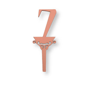 Number 7 Topper (2 Styles / Colors Available)