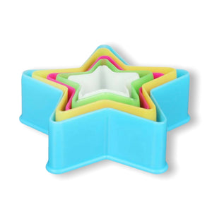 Plastic Star Cutters (5 pieces)