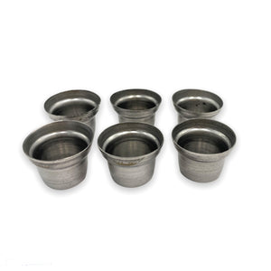 قوالب كنافة صغيرة - 6 قطع (مقاس 2.5 × 1.8 سم)
