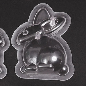 مجموعة قوالب أرنب ثلاثية الأبعاد من البولي كربونات (2 قوالب)