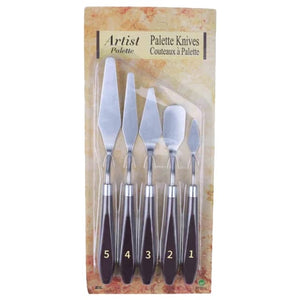 Feather & Leaf Knife / Spatula Set (5 Pieces)