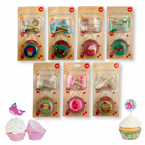 Cupcake Liners & Toppers Set - 48 Pieces (7 Styles Available)