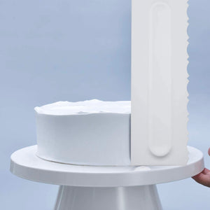 Vocen Large Plastic Cake Scraper Set (4 Pieces)