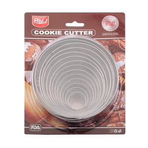Stainless Steel Circle Cutter Set (14 Pieces)