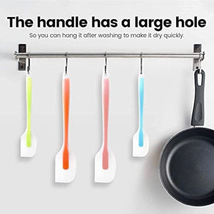 Silicone Straight-Edge Spatula With Stainless Steel Core