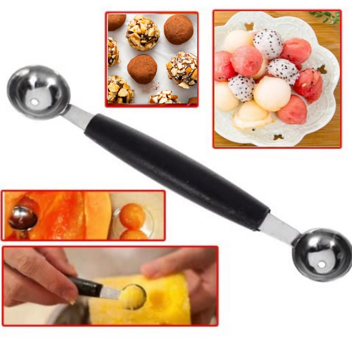 Double-Ended Melon & Chocolate Baller Spoon