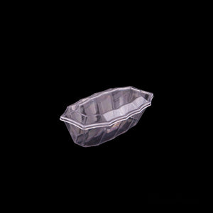 Small Plastic Diamond Cup with Lid (Set of 12)