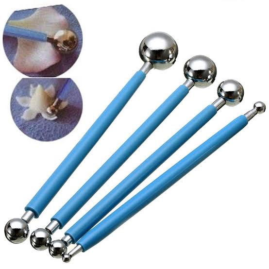 Stainless Steel Fondant Ball Tool Set (4 Pieces)