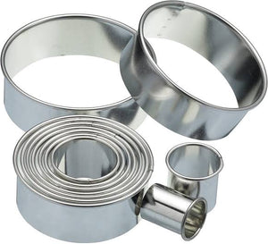 Stainless Steel Circle Cutter Set (11 Pieces)