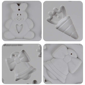 Large Easter Ornaments Silicone Mold