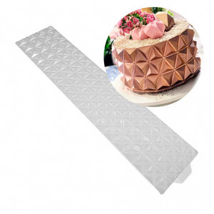 Geometric Origami 3D Cake Border (5 Shapes Available)