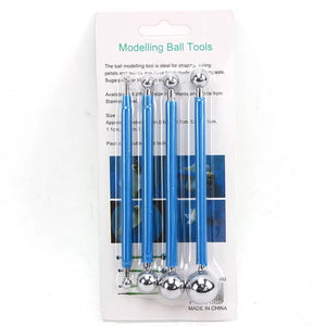 Stainless Steel Fondant Ball Tool Set (4 Pieces)