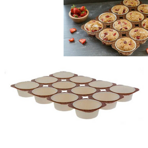 Disposable Paper Muffin Tray (12 Cavities)