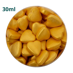 Imported Gold Heart Sprinkles
