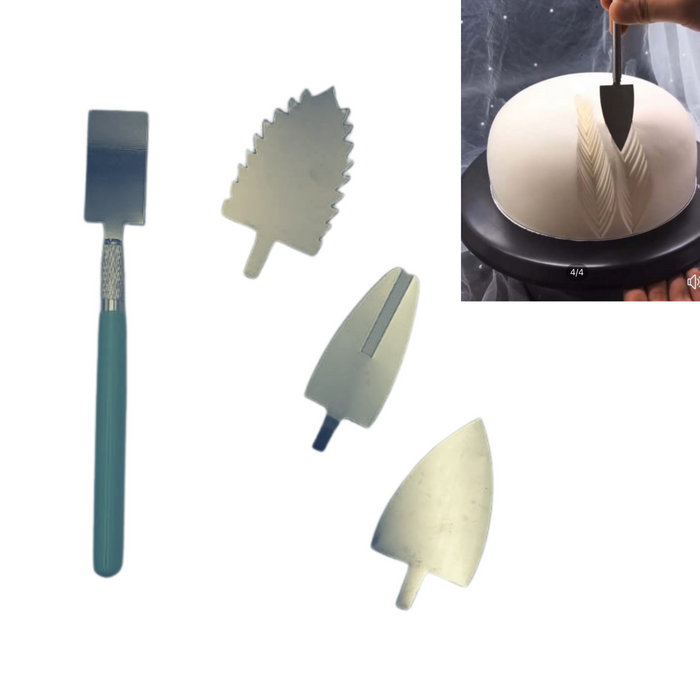 مجموعة أدوات تزيين الكيك  (4 قطع)