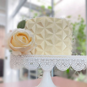 Geometric Origami 3D Cake Border (5 Shapes Available)