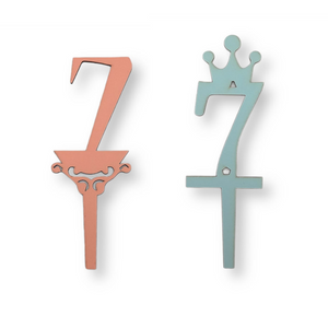 Number 7 Topper (2 Styles / Colors Available)