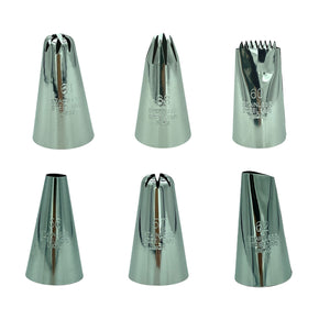 Medium Piping Tips Set (6 Pieces)