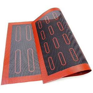 Double Sided Perforated Eclair Silicone Baking Mat (2 sizes available)