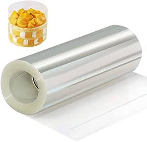 10M Clear Plastic Cake Collar Roll (Available 4 Width Sizes)