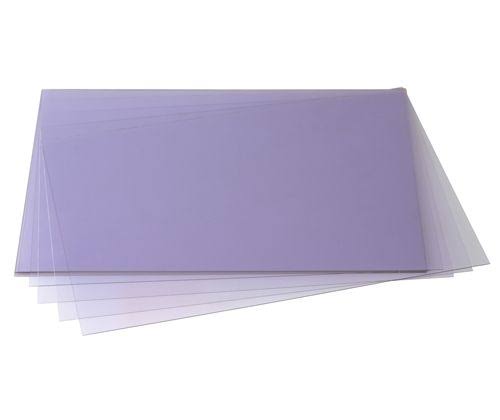 Clear Plastic Sheets- 5 Pieces (2 Sizes Available)