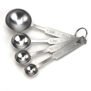 Stainless Steel Measuring Spoons (4 Pieces)