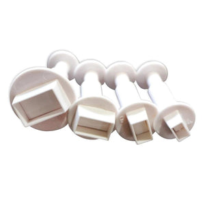 Rectangle plunger cutters (set of 4)