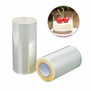 10M Clear Plastic Cake Collar Roll (Available 4 Width Sizes)