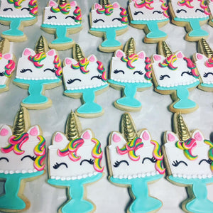 Unicorn Cake Stand Cookie Cutter